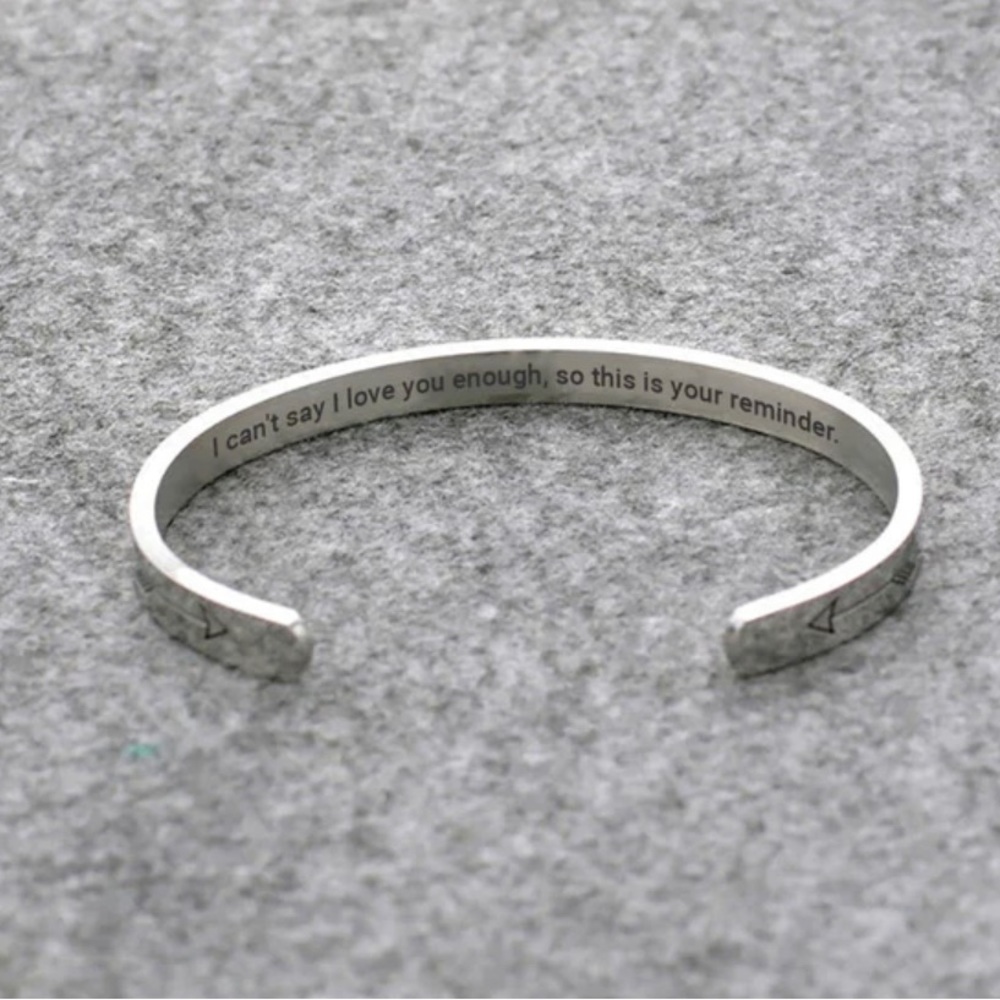 I Can’t Say I Love You Enough bracelet
